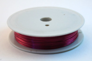 "Gamma" Проволока для бисера металл DG- 3 d 0. 3 мм 10 м №09 ярко- сиреневый