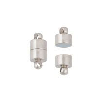 " Zlatka" Замок магнитный FMK- M03 12. 6 х 6 мм 2 шт 01 под серебро