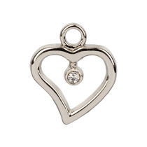 "BLITZ" PPT010 Подвеска 14 х 16 мм №04 никель (прозрачный)